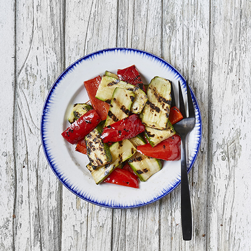 Grilled Zucchini & Bell Peppers